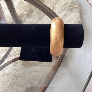 Gold leaf and Resin Bangle Bracelet